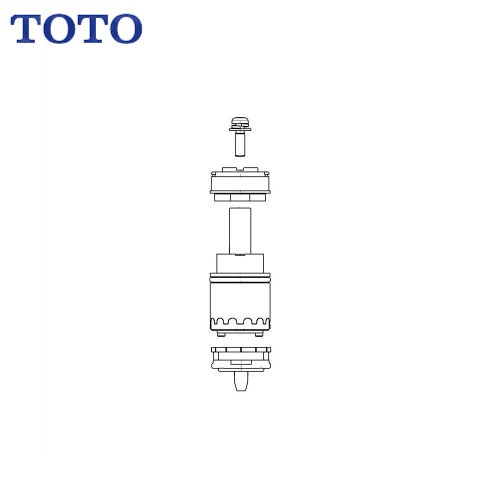 【LINEクーポン配布中】水栓用パーツ シングルバルブ部 TOTO [THF57A] エコシングル用