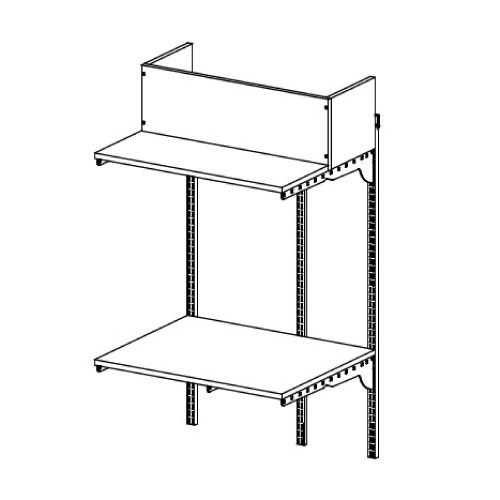 【LINEクーポン配布中】乾太くん専用台 排湿筒隠しセット Fitrack フィットラック [KS7560CM] ホワイト 壁面収納 取付推奨寸法W780mm～ 藤山｜e-キッチンマテリアル