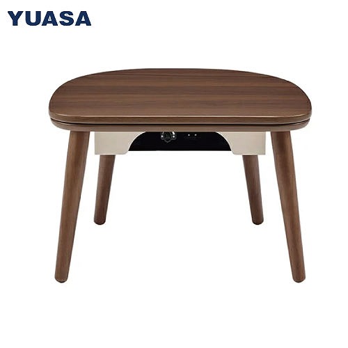 【LINEクーポン配布中】ちいさなこたつテーブル マカロ545F 50×45cm [MACARO545F(BR)] ブラウン ブランケット・毛布ok U字形石英管ヒーター ユアサプライムス