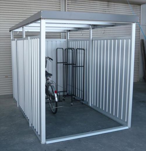 【LINEクーポン配布中】多目的万能物置 [DM-14L] （間口1600&times;奥行3000mmタイプ） ロングパネルタイプ 喫煙所/休憩所/バイク・自転車置き場にも 物置 ダイマツ 納期約1.5か月 4トン車配送 法人様限定 メーカー直送｜e-キッチンマテリアル
