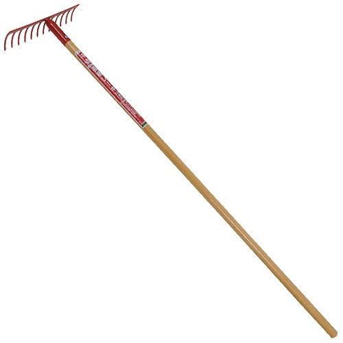 【LINEクーポン配布中】園芸用品 長柄レーキ 千吉 [4977292681759] 12本爪 1350mmエ 藤原産業 メーカー直送