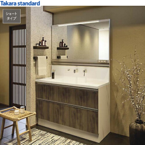 楽天市場】☆タカラスタンダード 洗面化粧台 リジャスト ハイバック