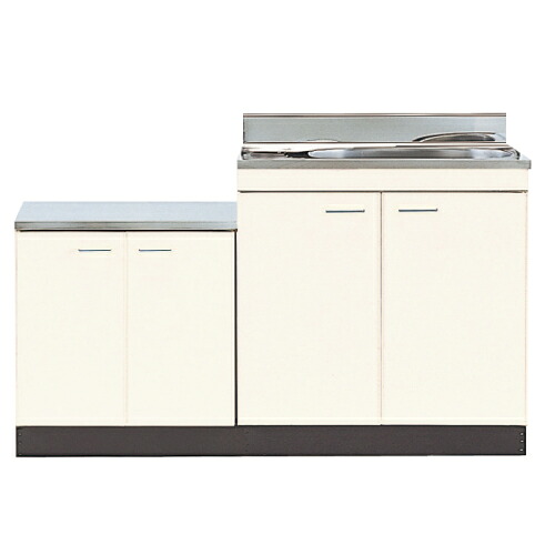 【LINEクーポン配布中】流し台 公団型・N型・C型 公団型 Nタイプ 大型ゴミ収納器付 [N55-140G(R/L)] 間口1,400 ニッサンハロー 関西一部エリア 法人様限定 メーカー直送｜e-キッチンマテリアル