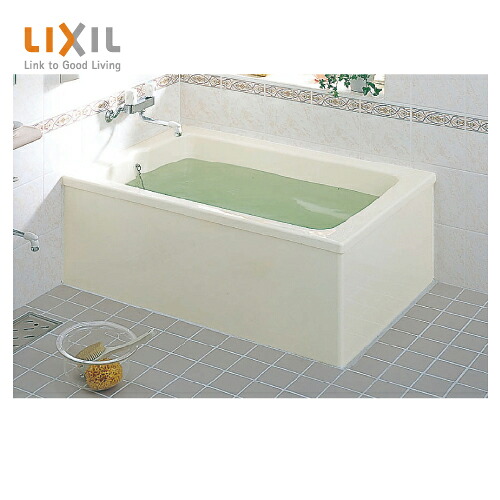 【LINEクーポン配布中】浴槽 ポリエック リクシル LIXIL [PB-1111BL/L11(左排水) PB-1111BR/L11(右排水)] 1100サイズ 和洋折衷タイプ 2方半エプロン メーカー直送
