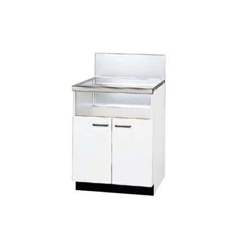 【LINEクーポン配布中】専用キャビネット 幅60cmタイプ リンナイ Rinnai [UKC-657-W] 両開き式（後板スライドタイプ） 奥行570mm対応 法人様限定 メーカー直送｜e-キッチンマテリアル