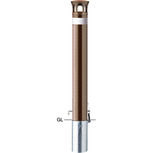 【LINEクーポン配布中】ボラード [FPD-120SK] φ114.3(t4.5)&times;H850mm サンポール 受注生産品 キャンセル不可 納期約1ヶ月 メーカー直送｜e-キッチンマテリアル