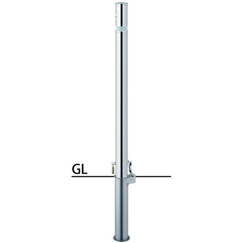 最先端 メーカー直送 サンポール リフター 車止め F48 6 T1 5 H700mm カラー ステンレス La 5skc E 公式の Www Lexusoman Com