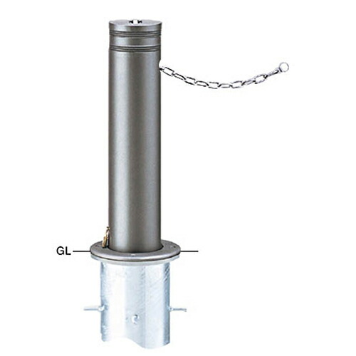 【LINEクーポン配布中】リフターボラード 上下式車止め φ165×H700mm カラー:170セラミックチタン [LV-366KC] サンポール 受注生産品 キャンセル不可 納期約1ヶ月 メーカー直送