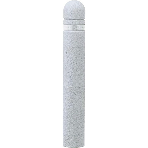 【LINEクーポン配布中】リサイクルボラード ゴムチップ φ120×H800mm カラー:グレー [RB-120U(N)] サンポール 受注生産品 キャンセル不可 納期約1ヶ月 法人様限定 メーカー直送