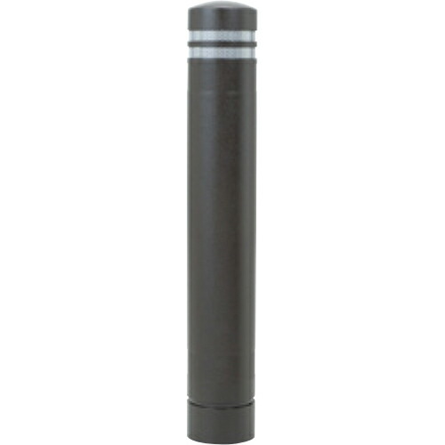 【LINEクーポン配布中】リサイクルボラード φ130×H826mm カラー:ダークブラウン [RB-132U(C)] サンポール 受注生産品 キャンセル不可 納期約1ヶ月 法人様限定 メーカー直送