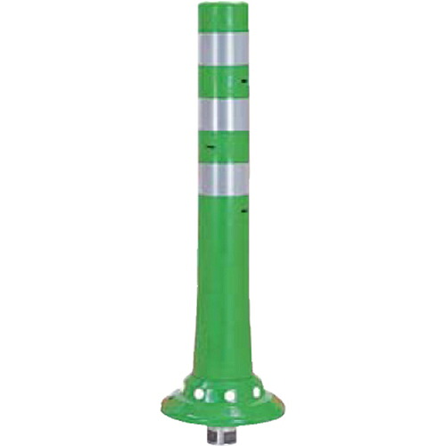 【LINEクーポン配布中】ガードコーン φ80,台座径φ200×H650mm カラー:グリーン [RBKC-65(G)] サンポール 受注生産品 キャンセル不可 納期約1ヶ月 メーカー直送