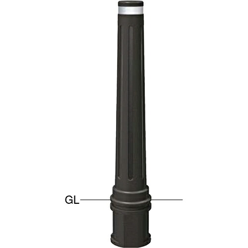 【LINEクーポン配布中】硬質弾性ボラード,Xlast φ100-φ170&times;H803mm カラー:ダークグレー [XL-150U-] サンポール 受注生産品 キャンセル不可 納期約1ヶ月 メーカー直送｜e-キッチンマテリアル