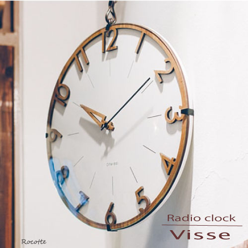 楽天市場】【ﾎﾟｲﾝﾄUP ＆乾電池付き】掛け時計 電波時計 インター