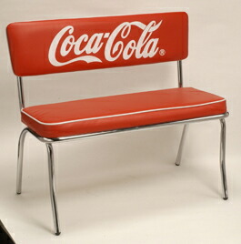 ^コカ・コーラ コカコーラ 涼み台居敷き Coca-Cola Coke Bench Seat PJ-120C