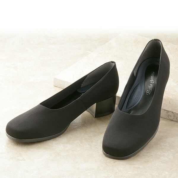 楽天市場】足が楽な布製フォーマルパンプス [Z0280] レディース