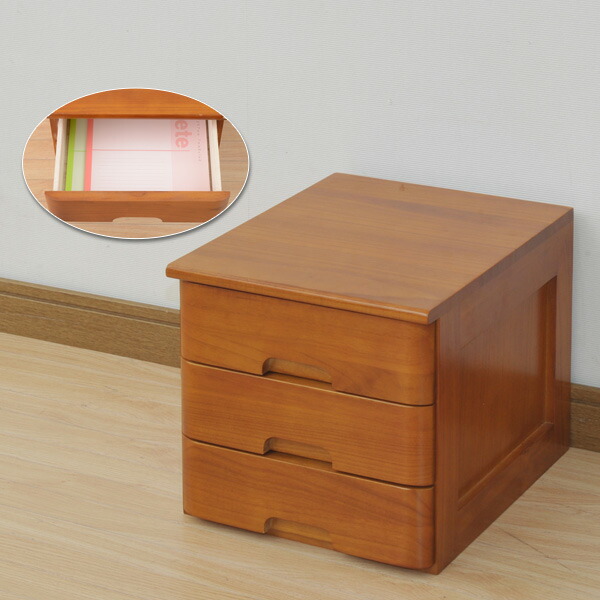E Kurashi Three Steps Of Wooden Mini Chests Width 30 A4