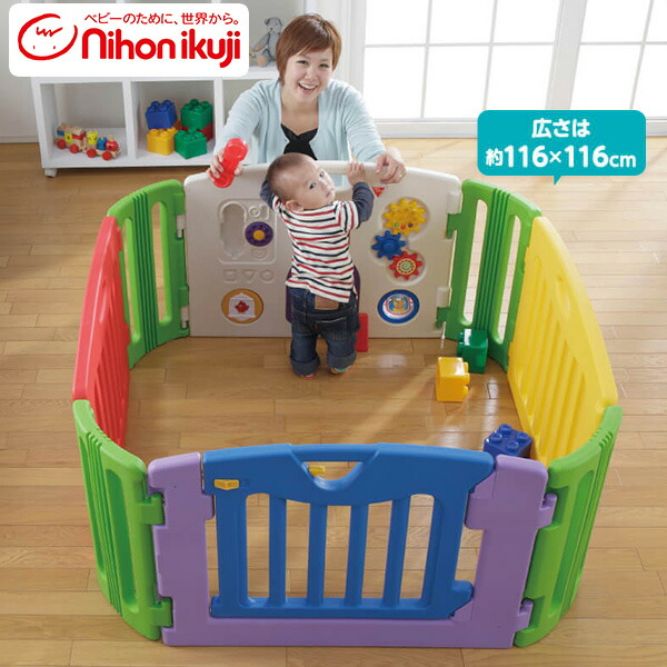 魅了 ミュージカルキッズランド スクエア ベビーサークル 折りたたみ 扉付き セーフティサークル 赤ちゃん プレイルーム プレイヤード ベビールーム 日本育児 くらしのｅショップ 超歓迎 Giolittieur It
