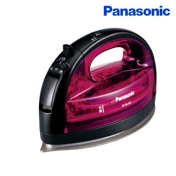 コードレス スチームアイロン NI-WL403-P ピンク コードレスアイロン 電気アイロン Wヘッドベース パナソニック(Panasonic) 