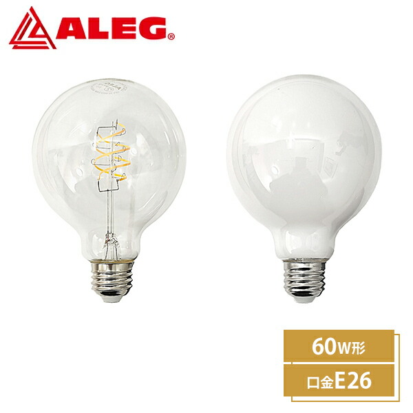 楽天市場】スパイラルフィラメントLEDランプ 口金26mm 60W相当 調光