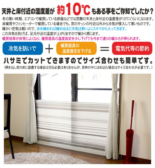 楽天市場 窓際あったかボード プラス900 U Q596 省エネ 冷風遮断 隙間風対策 暖房補助 ユーザー User 送料無料 くらしのｅショップ