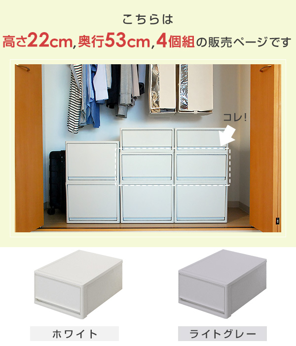 中分が透けない 収納桟敷 額さ22cm 奥行き53 Cm 4個仕かける 幅39 押入 クローゼット 収納容れ物 引き出し 日本製 ポリプロピレン衣裳ケース クローゼット収納 押入れ収納 Jej 送料無料 Restaurant Valentino De