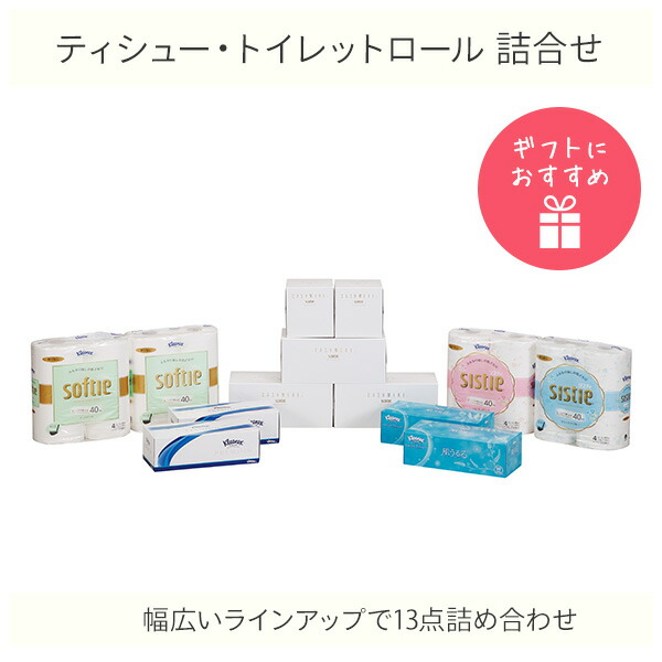 日本製紙クレシアティシュー・トイレットロール詰め合わせ13点セット9234