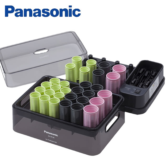 楽天市場】パナソニック ホットカーラー プロカールン EH-PC30-K（黒