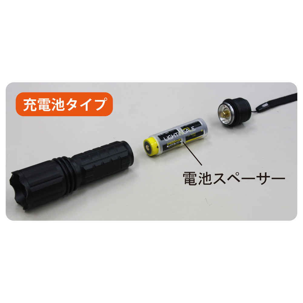 コンテック ブラックライト 高出力(フォーカス照射) 充電池タイプ UV-SU365-01FRB 通販