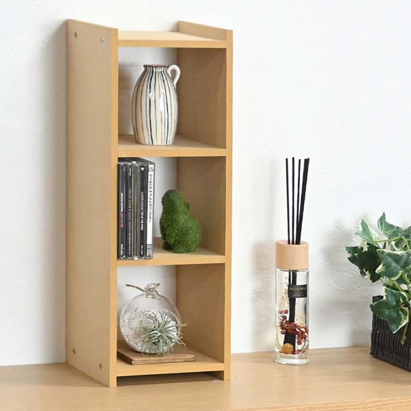 楽天市場】ミニラック スリム CD 小物収納ラック カラーボックス cd