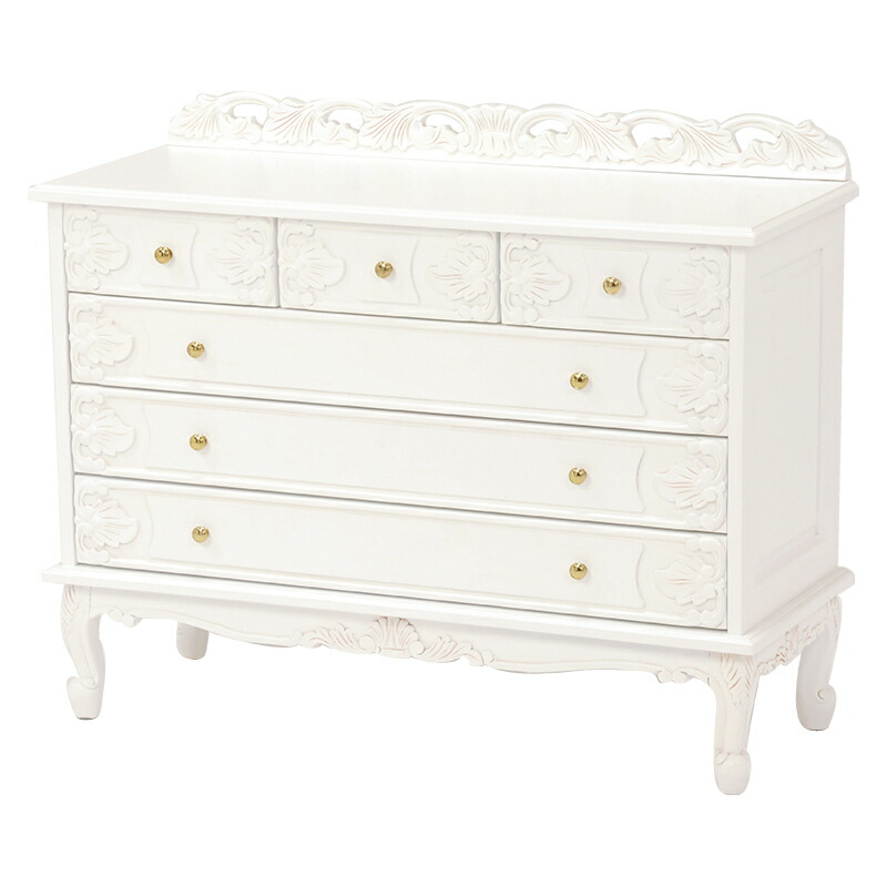 関東限定送料込　完全姫系　イタリア製アンティーク家具　四段　小箪笥 関東限定送料込 完全姫系 イタリア製アンティーク家具 四段 小箪笥