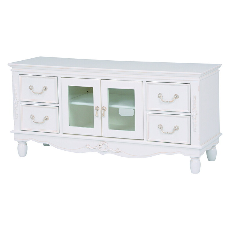 楽天市場】テレビボード テレビ台 TV台 艶のあるホワイト家具 姫系