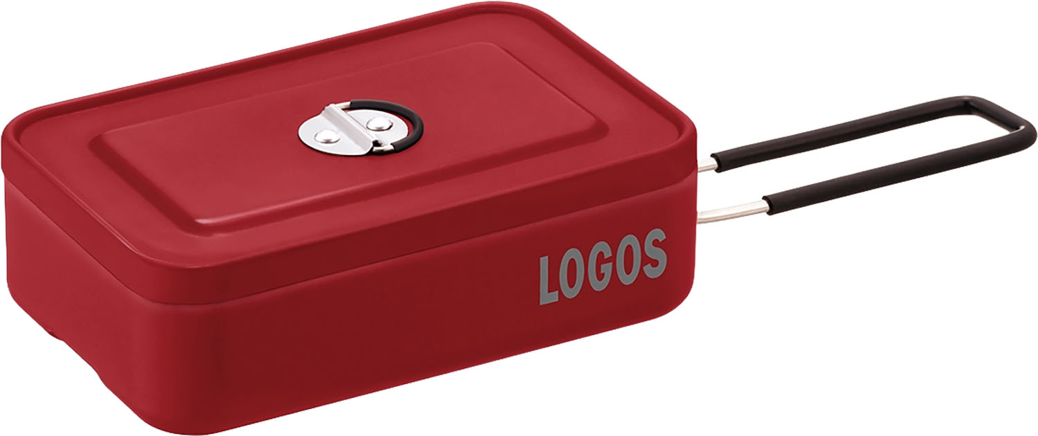 【マラソン期間中 1万円以上で500円OFFクーポン！】 ロゴス LOGOS アウトドア LOGOS カラーメスキット レッド メスティン 飯盒 飯ごう クッカー 炊飯 料理 クッキング 直火調理可能 キャンプ ソロキャン 登山 バーベキュー 88230253