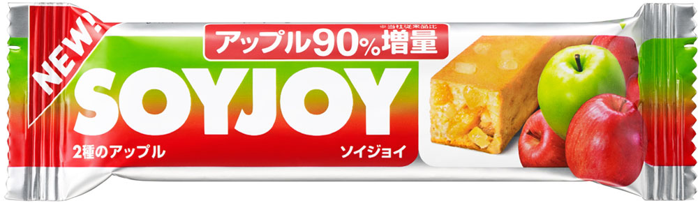【18日まで 1万円以上で500円OFFクーポン！】 ソイジョイ SOYJOY ソイジョイ 2種のアップル 48個入 低GI食品 大豆 フルーツ系 食物繊維 栄養補給 おやつ 間食 小腹 常備 防災 非常食 緊急 エマージェンシー 台風対策 57371