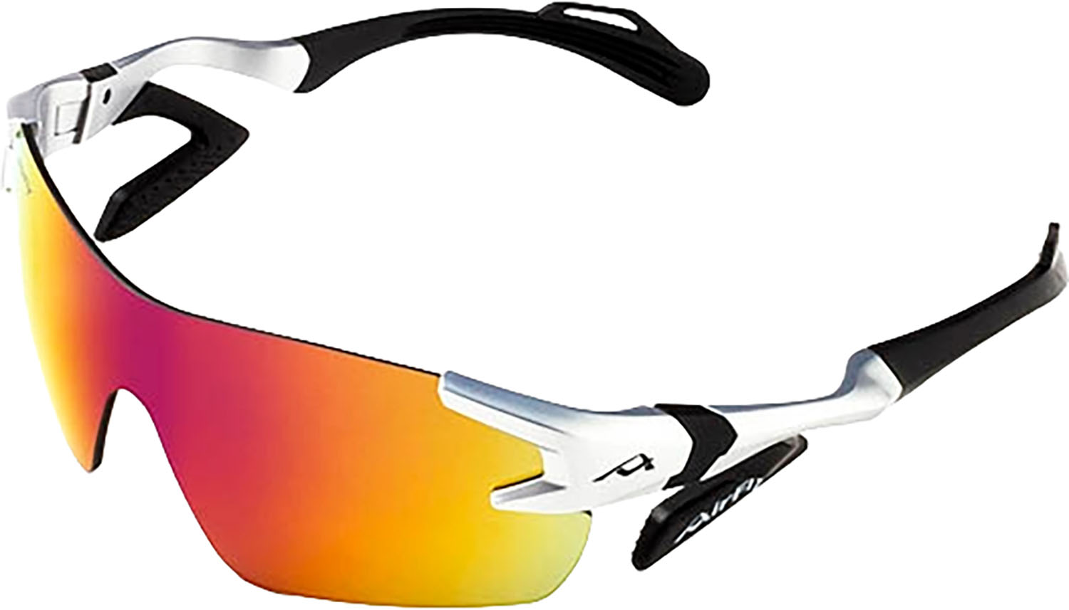 【マラソン期間中 1万円以上で500円OFFクーポン！】 エアフライ Airfly 鼻パッドのないスポーツサングラス AF-301 C-32 Lサイズ SILVER 反射防止コート 熱中症対策 UVカット率99以上 視界広い ゆったり AF301C32L｜山とアウトドアの店 山気分