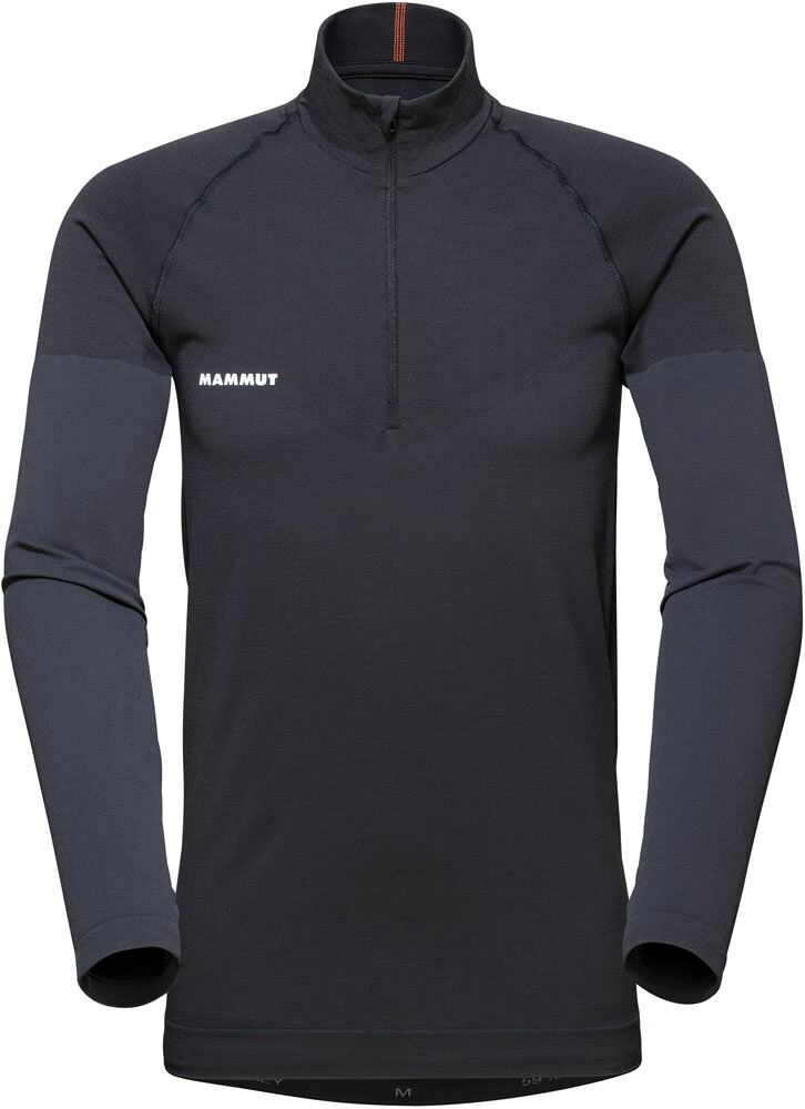 【マラソン期間中 1万円以上で500円OFFクーポン！】 マムート MAMMUT アウトドア トリフト ハーフ ジップ ロングスリーブ メンズ 男性 長袖Tシャツ ストレッチ性 シームレス 防臭 体温調節 保温性 透湿性 耐久性 1016-01050 101601050 0001