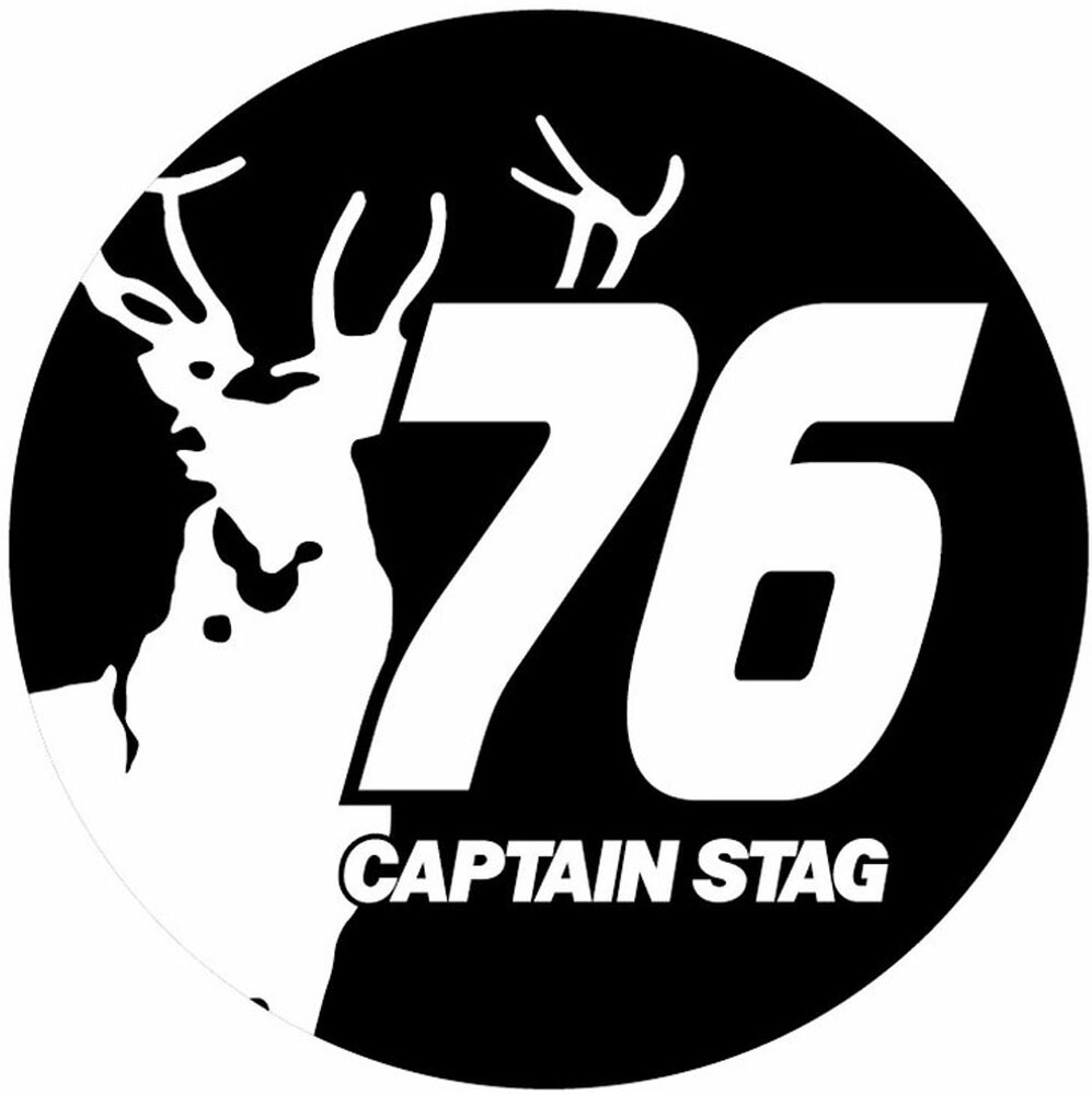 【楽天市場】キャプテンスタッグ CAPTAIN STAG アウトドア CSデザインステッカー 76・マルシカ φ60mm UM1568：山と