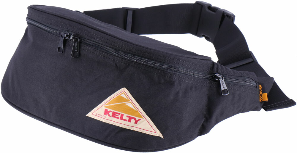 【マラソン期間中 1万円以上で500円OFFクーポン！】 ケルティ KELTY アウトドア ミニ ファニー MINI FANNY ボディバッグ ウエストポーチ ショルダー ポケット付き フェス 長財布収納 32591825 BLACK