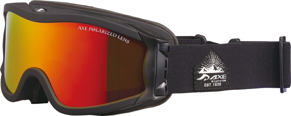 AXE - 【新品】 偏光 スノーゴーグル omw-785p-re AXE アックス 偏光レンズ 曇り止め 加工 ダブルレンズ ミラーレンズ メンズ レディース どちらも おすすめ 非球面レンズ スキー スノボー スノー ゴーグル ブラック 黒 uvカット 楽天市場】偏光 スノーゴーグル AXE アックス omw-785p-re 偏光