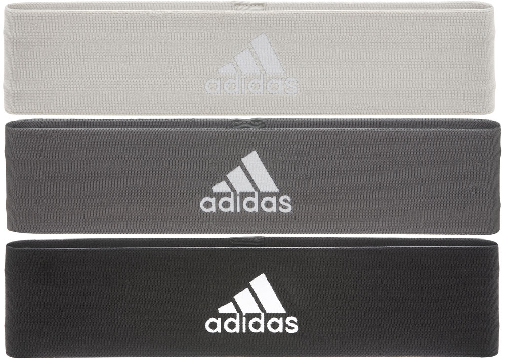 【マラソン期間中 1万円以上で500円OFFクーポン！】 アディダス adidas レジスタンスバンドセット グレー・ストーン・ブラック スポーツ ADTB10710