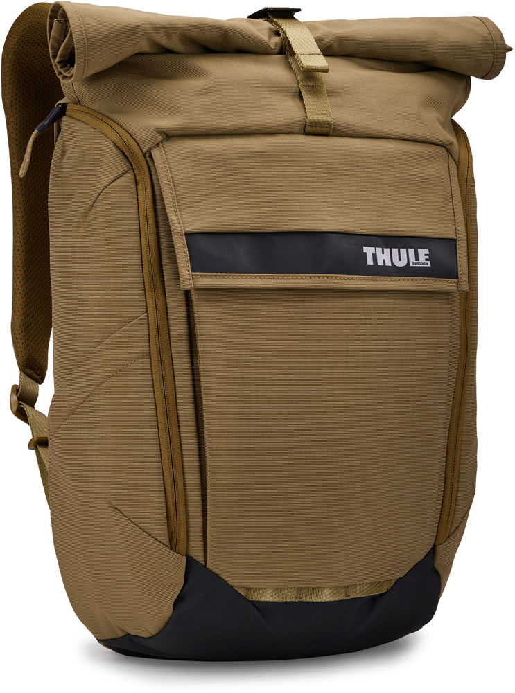 【18日限定 アウトドアブランド5%OFFクーポン！】 スーリー THULE Paramount Backpack 24L Nutria バックパック リュックサック バッグ ロールトップ スタイリッシュ モダン PC収納 街歩き 通勤 通学 3205013