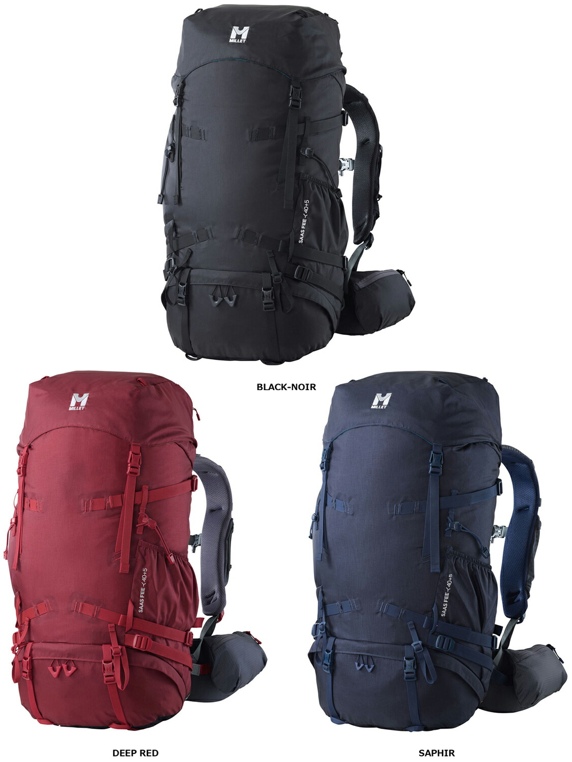 【新品】MILLET ミレー サース フェー 40+5 (SAAS FEE) サース フェー 40＋5 | MILLET | ミレー | MIS0638_0247-好日