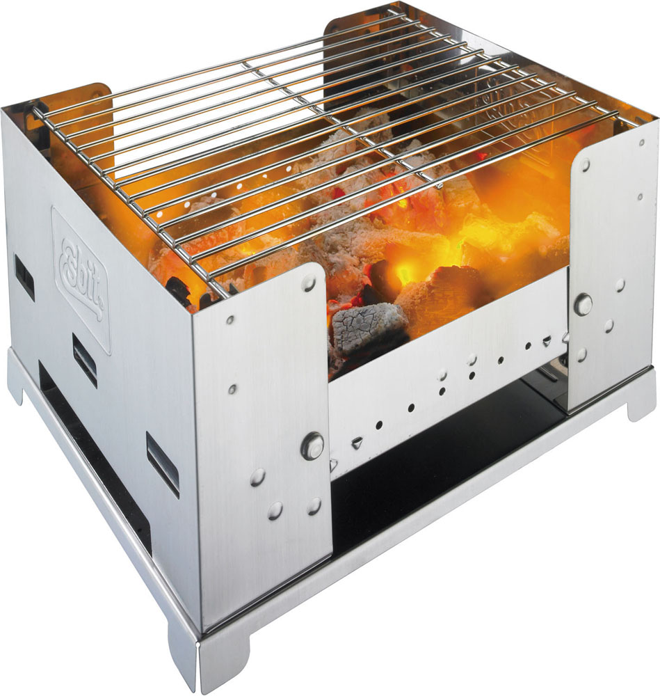 【マラソン期間中 1万円以上で500円OFFクーポン！】 エスビット Esbit アウトドア チャコールグリルBBQ300 BBQ たき火 焚火台 バーベキュー コンロ コンパクト 登山 キャンプ 調理 防災 避難 緊急 台風対策 ESBBQ300S0