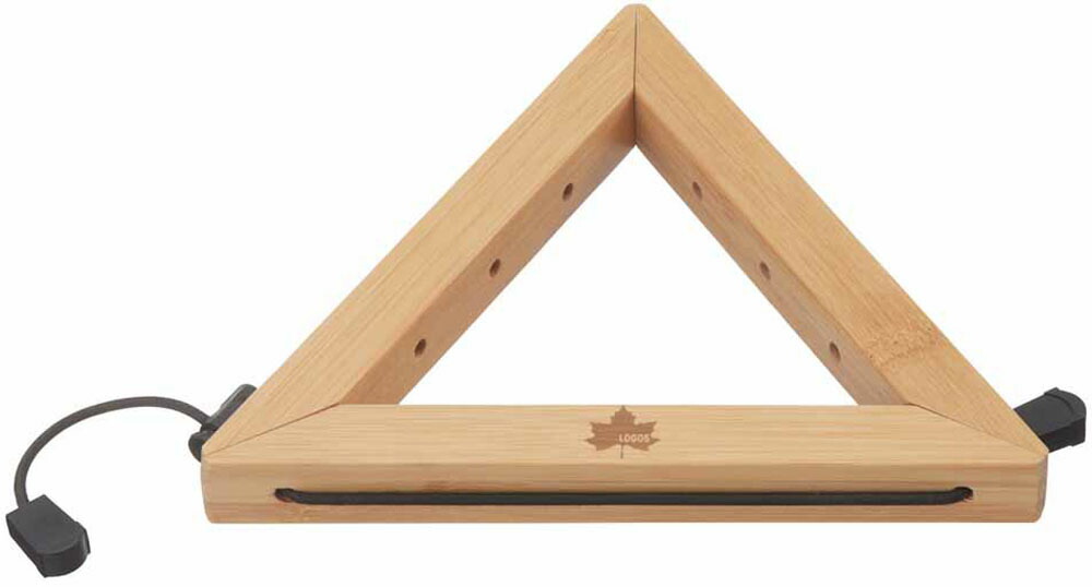 【18日まで 1万円以上で500円OFFクーポン！】 ロゴス LOGOS アウトドア Bamboo なべ敷きトライアングル 鍋敷き なべしき キャンプ 調理 用品 道具 81280006その他