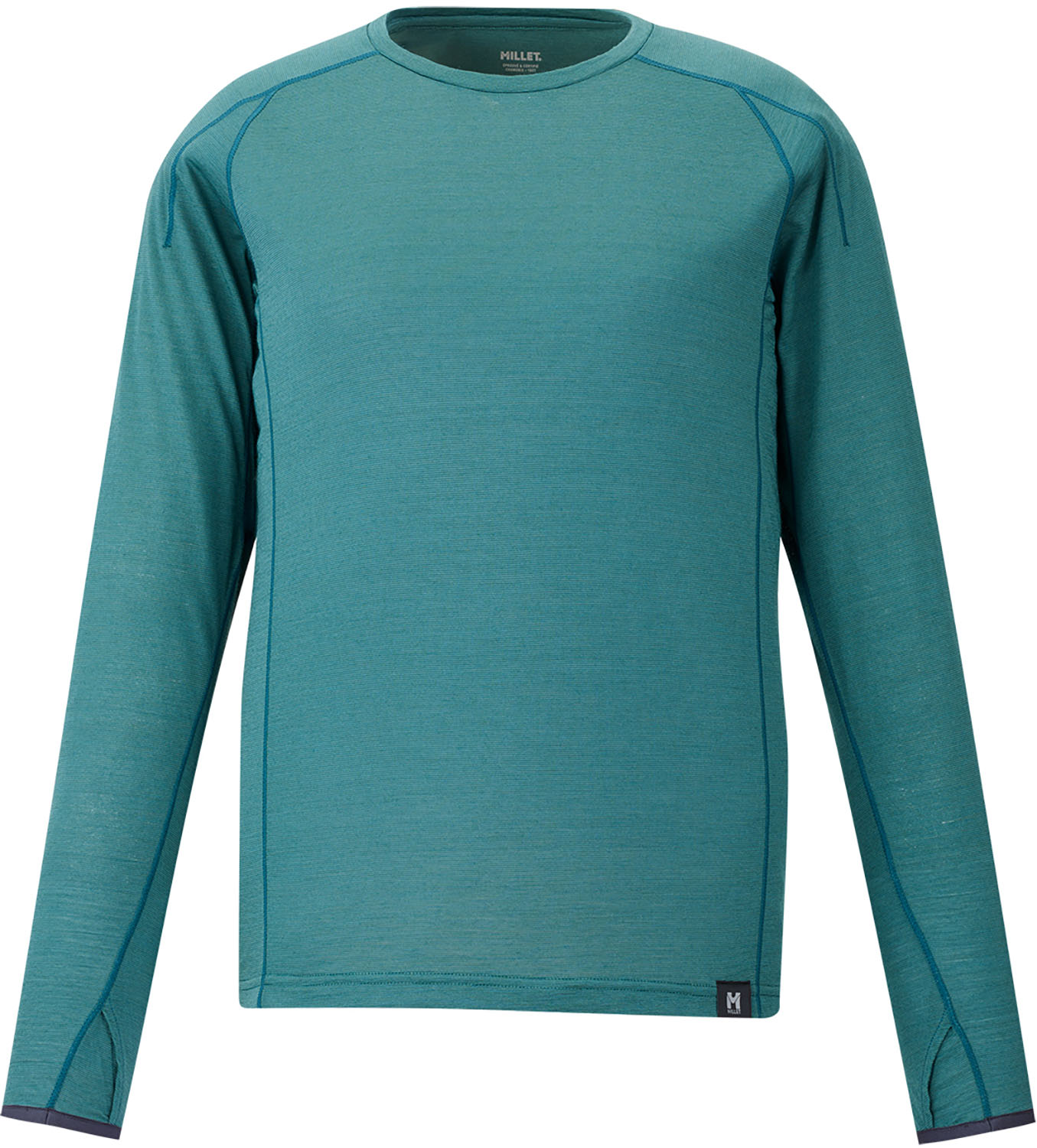 楽天市場】ミレー MILLET アウトドア UBIC WOOL ZIP LS M ベース