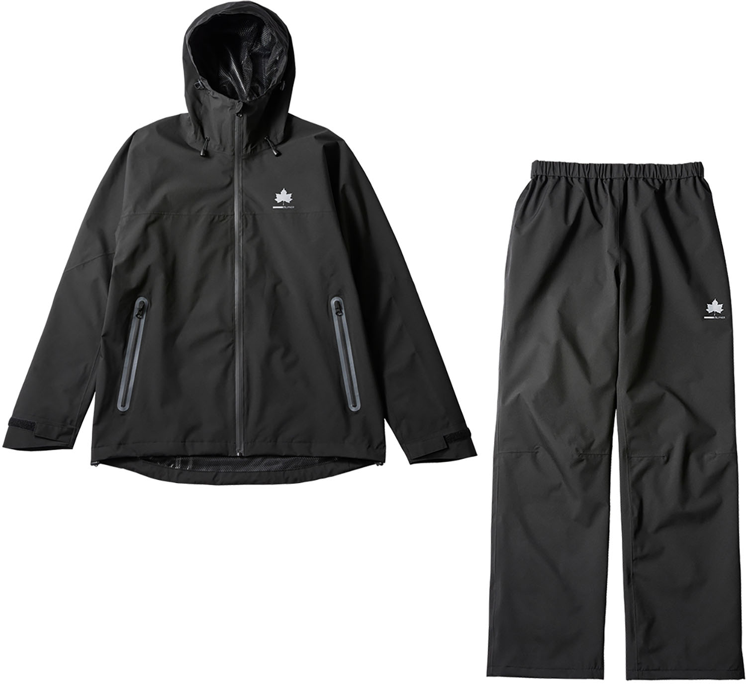 【マラソン期間中 1万円以上で500円OFFクーポン！】 ロゴスバイリプナー LOGOS by LIPNER アウトドア LOGOS BY LIPNER アクティブレインスーツ #35017 ブラック L 35017712