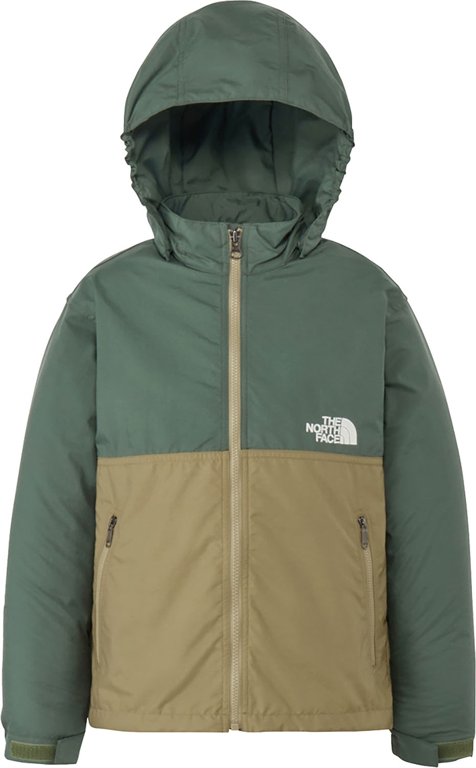 【20日限定 ポイント最大10倍！】 ザ・ノース・フェイス THE NORTH FACE アウトドア コンパクトジャケット Compact Jacket キッズ ジュニア 子供 ウィンドブレーカー アウター 上着 フード取り外し可能 普段使い 外遊び 記名ラベル NPJ22510