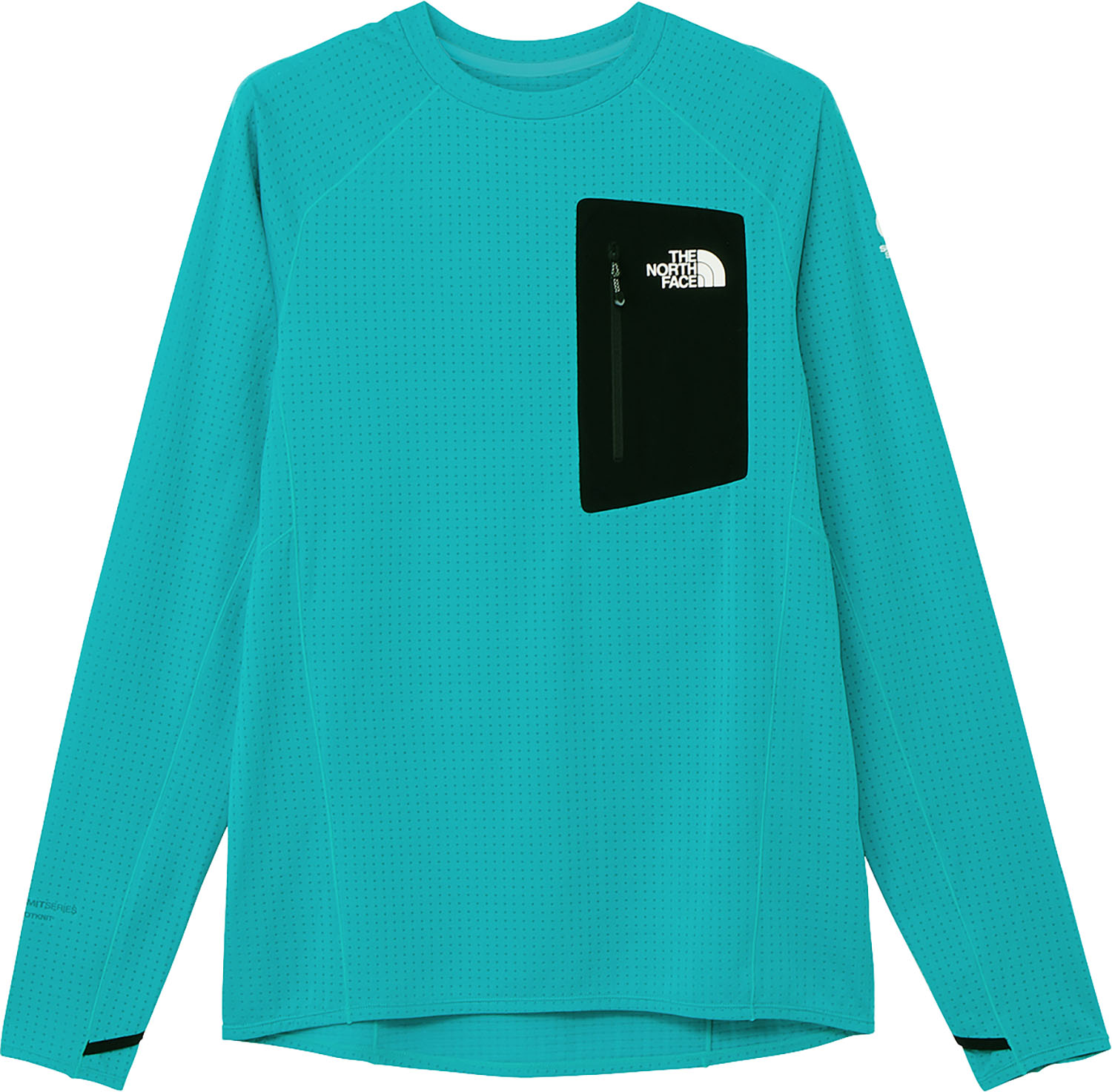 【マラソン期間中 1万円以上で500円OFFクーポン！】 ザ・ノース・フェイス THE NORTH FACE アウトドア エクスペディションドライドットクルー メンズ レディース 長袖 Tシャツ ロンT トップス インナー カットソー シンプル 胸ポケット ファスナー付き NT12523