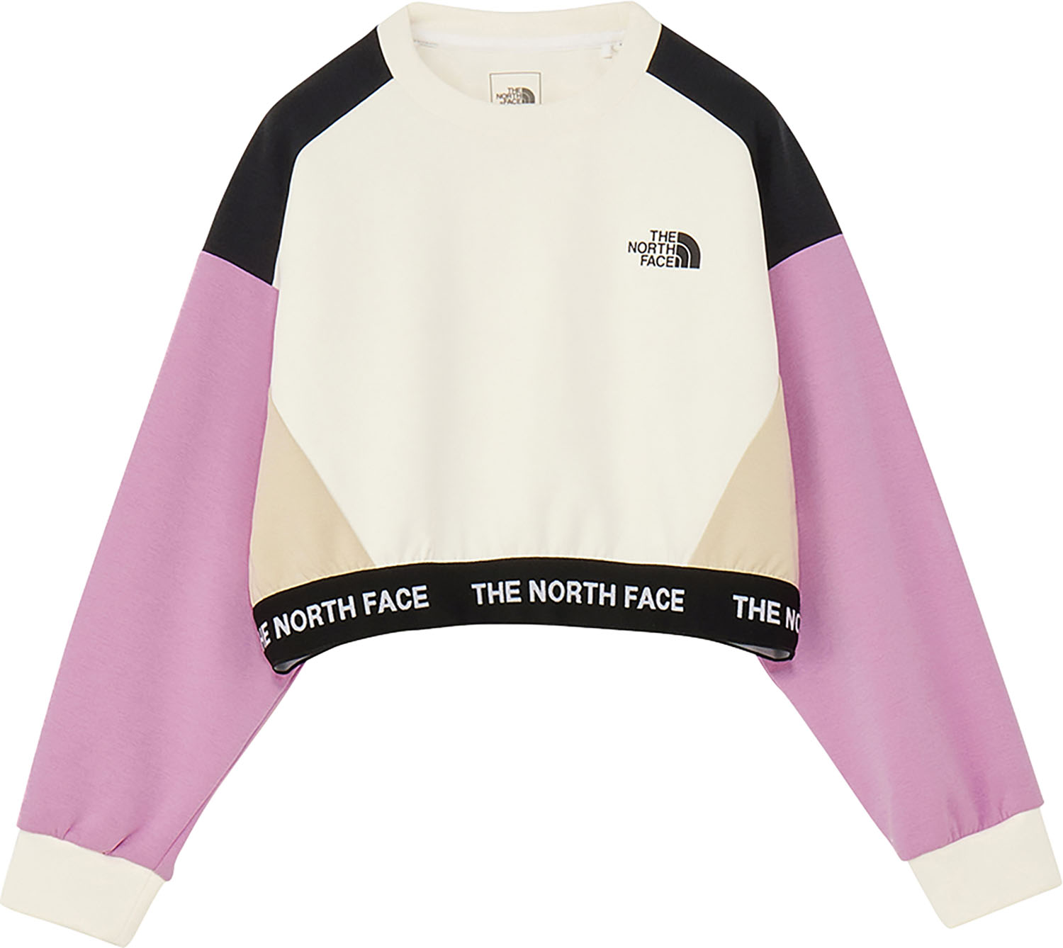 【18日限定 アウトドアブランド5%OFFクーポン！】 ザ・ノース・フェイス THE NORTH FACE アウトドア モーションスムージショートクルー ジュニア 子ども キッズ Tシャツ ロングスリーブ 長袖 速乾 ストレッチ 丈短め 外遊び 学校 お出かけ 公園 レジャー NTJ12602