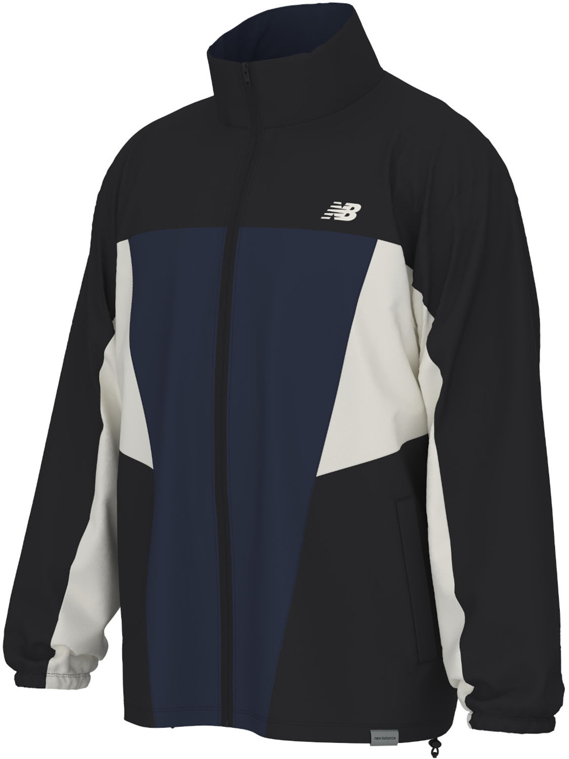 【マラソン期間中 1万円以上で500円OFFクーポン！】 ニューバランス New Balance WOVEN TRACK JACKET フルジップジャケット 上着 トレーニング 吸汗速乾 リラックスフィット ハンドポケット 裾ドローコード ランニング ジム MJ61H33O