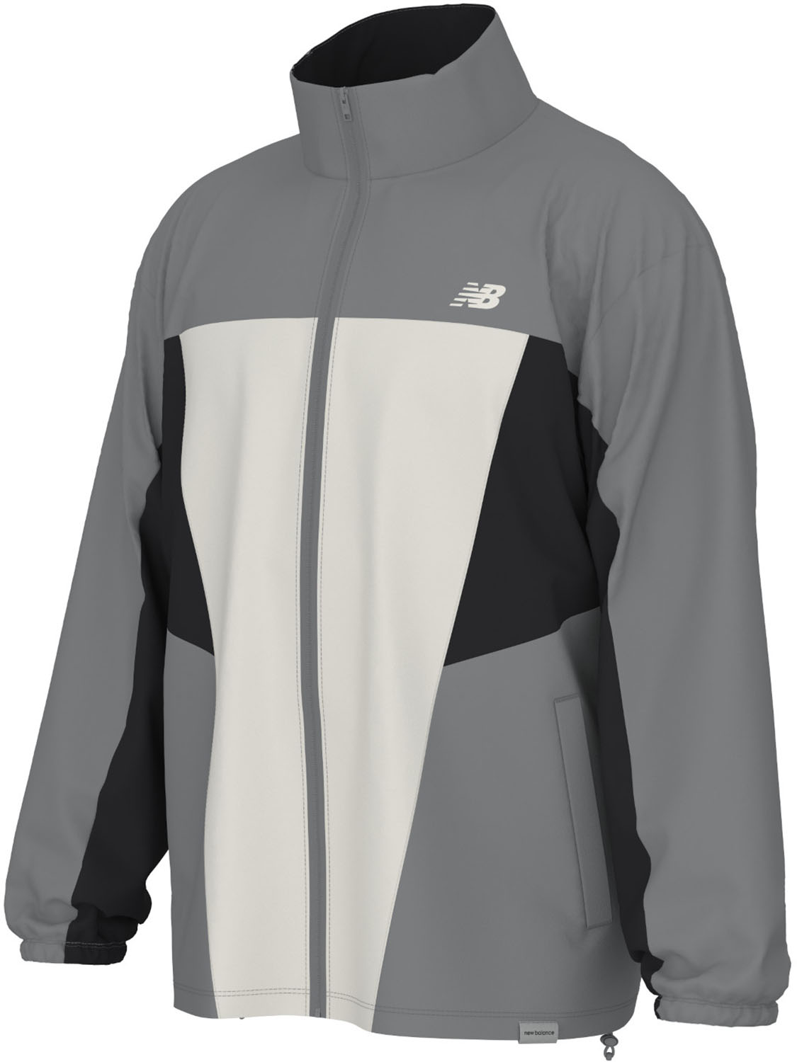 【マラソン期間中 1万円以上で500円OFFクーポン！】 ニューバランス New Balance WOVEN TRACK JACKET フルジップジャケット 上着 トレーニング 吸汗速乾 リラックスフィット ハンドポケット 裾ドローコード ランニング ジム MJ61H33O